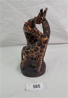 African Hand Carved Giraffe