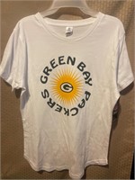 New Green Bay Packers women’s short sleeve shirt L