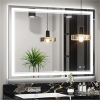 Keonjinn 40 x 32 Inch LED Mirror for Bathroom