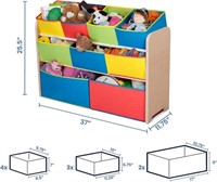 Lennox Furniture Toys Storage Organizer in Maple