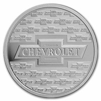 Chevrolet Logo (1934-1940) 1 Oz Silver