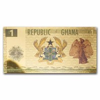 2022 Ghana 1/1000 Oz Gold African Justice Note