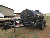 Wylie 1,250 Gal. Water Trailer w/Pump & Honda Eng.