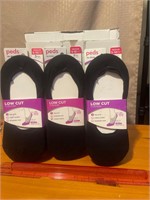3 new Peds women’s 3 pairs low cut socks 5-10