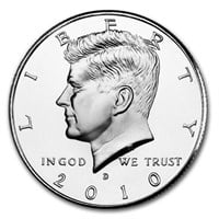 2010-d Kennedy Half Dollar Bu