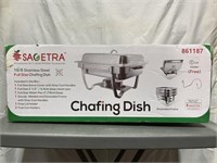 Sagetra Stainless Steel Full Size Chafing Dish