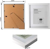 White Boxed Garllery Picture Frames 4 x 6'' 3Pack