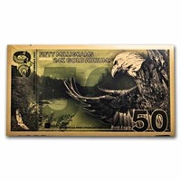 2023 50mg Gold Aurum Bald Eagle Note (24k)