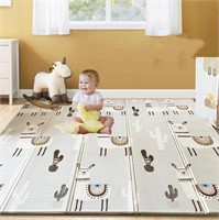 Portable Baby Play Mat, Extra Large 78" X 71"Watet