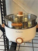 Electric Hot Pot with Steamer Electric Frying Pan