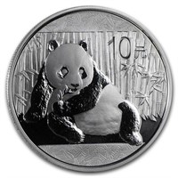 2015 China 1 Oz Silver Panda Bu (in Capsule)