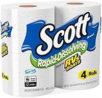48pk Scott Rapid Dissolving Toilet Paper Tissue
