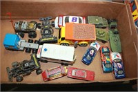 BOX OF TOY VEHICLES