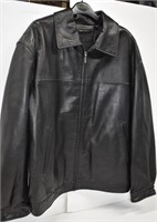 Men's Roundtree & York Leather Jacket Size 2X