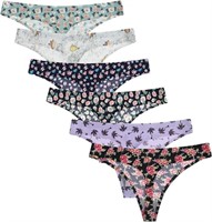 BIONEK Womens Seamless Thongs Printed Sexy G-Striy