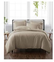$120.00 Cannon Solid Duvet Cover Set with Shams