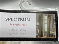 $55.00 Spectrum Rod Pocket Panel 1ct
