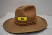 Vintage Riata Tanbark Cowboy Hat Size 6 7/8