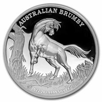 2022 Australia 2 Oz Silver Australian Brumby Proof