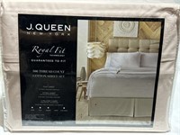 $350.00 J. Queen New York Cotton Sheet Set Size