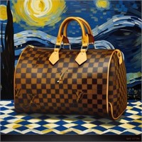 LV Damier Tribute LTD EDT Signed by Van Gogh LTD