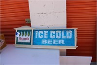 Hamms Ice Cold Beer Sign