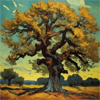 Ancient Oak Tree 1 LTD EDT Signed by Van Gogh LTD