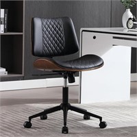 Beryth Home Office Chair No Arms With Wheels,