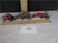 3 cast tractors