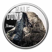 2023 2 Oz Silver Proof Mountains: Half Dome