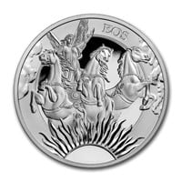 2023 St. Helena 1 Oz Silver Eos And The Horses Bu
