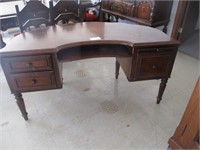 Half round Secretary desk (some damage on top)