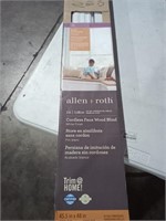 Allen + Roth Cordless Faux Wood Blind