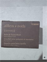 Allen Roth Robe And Towel Hook