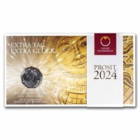 2024 Austria Silver  New Year's: Lucky Leap Unc