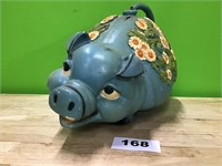 Large Antique Piggy Bank
