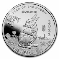 2023 1/2 Oz Silver Round Year Of The Rabbit