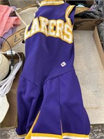 Laker kids cheerleader outfit