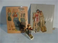 Antique Fashion Sample Cutouts