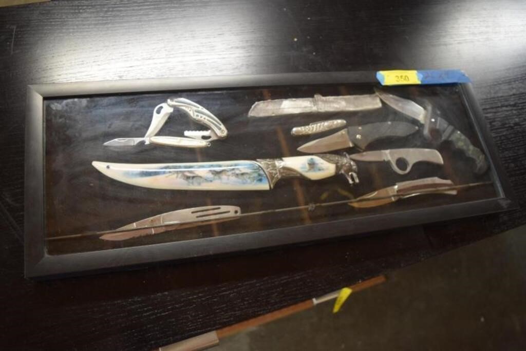 Knives And Glass Case