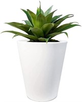 Elly Dã©cor 18-inch Tall Conic Plastic Planter