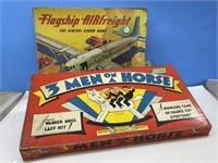 2 Vintage Boardgames - Flagship Airfreight And