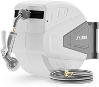 Ayleid Retractable Garden Hose Reel,5/8 In X 100