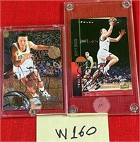 N - 2 SIGNED BASKETBALL CARDS (W160)