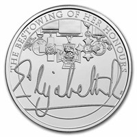 2022 5 Pound The Queen's Reign Coin