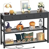 Besiost 47'' Entryway Table With Storage &