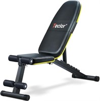 Teclor Weight Bench, Adjustable Strength Training
