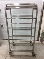 Restaurant Tray Cart With 4 Trays