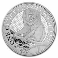 2023 1 Oz Silver Cash Series: Lion Tailed Macaque