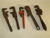 Two Auto, One Off Set and Two Pipe Wrenches